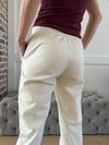 Faux Leather Joggers